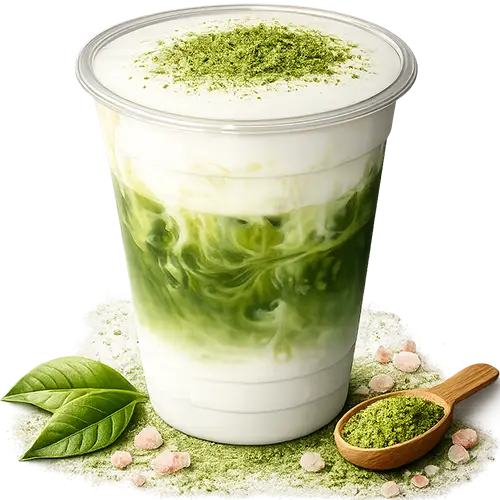 Matcha kem muối